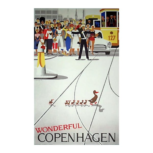 Poster Architectmade Wonderful Copenhagen, 62 x 100 cm