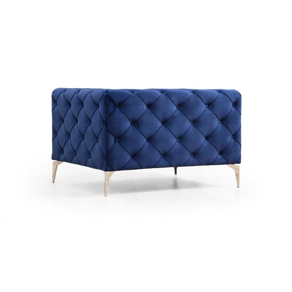 Fotoliu albastru închis Como – Artie-image-2