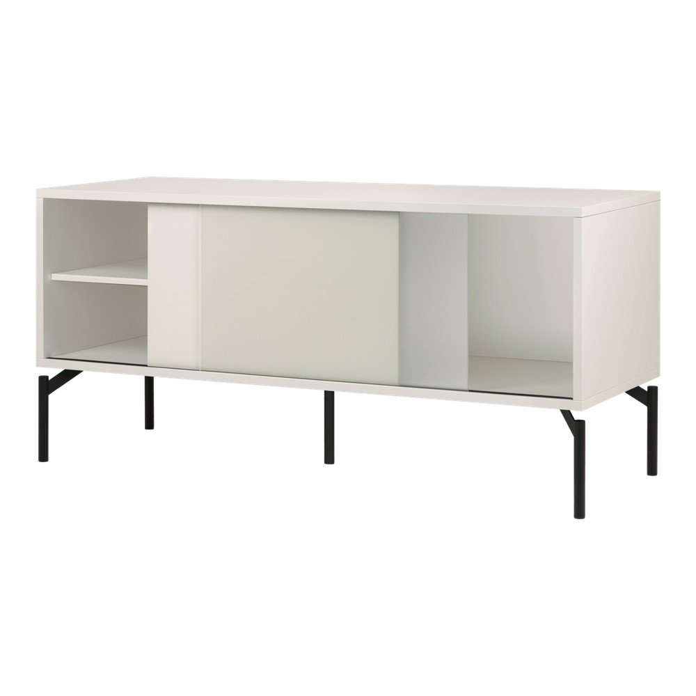 Comodă TV grej 116x55x42 cm Met Mini – noo.ma