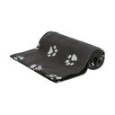 Pătură neagră pentru câini din polar/fleece 150x100 cm Trixie Barney – Plaček Pet Products