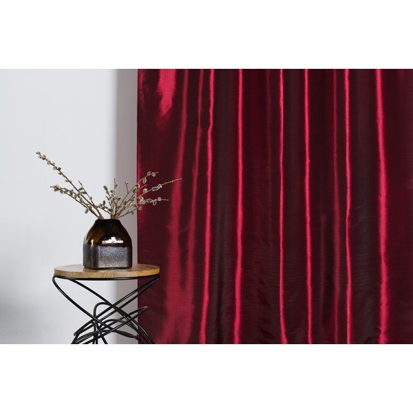 Draperie burgundy 140x245 cm Royal Taffeta – Mendola Fabrics-image-2