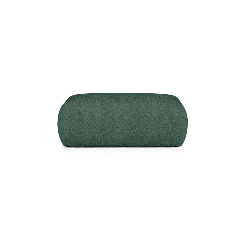 Taburet verde cu tapițerie din țesătură bouclé Mirel – Rodier