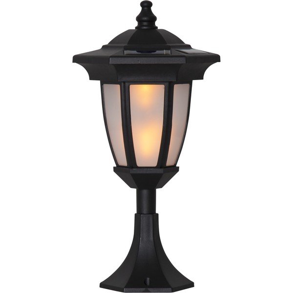Corp de iluminat solar de exterior cu LED Star Trading Flame, negru-image-3