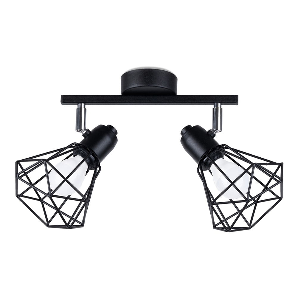 Plafonieră neagră ø 10 cm Varpu – Nice Lamps