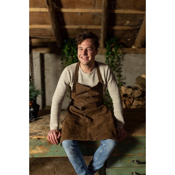 Șorț din piele adecvat pentru exterior Esschert Design Barbecue-image-1