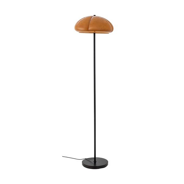 Lampadar galben ocru cu abajur din sticlă (înălțime 157 cm) Kinoko – Bloomingville