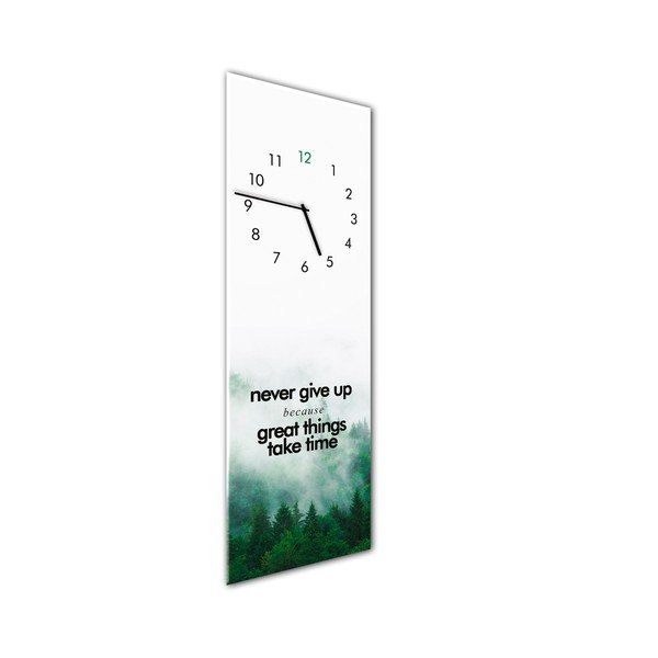 Ceas de perete Styler Glassclock Great Things, 20 x 60 cm-image-1