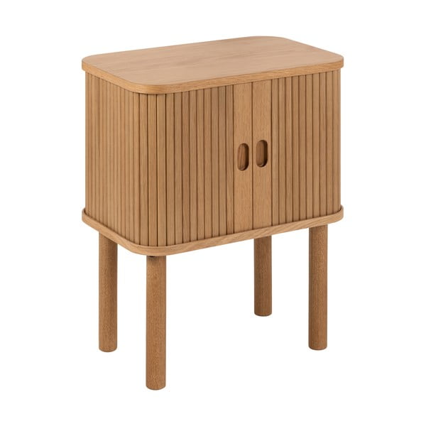 Noptieră în culoare naturală cu aspect de lemn de stejar Langley – Actona-image-2