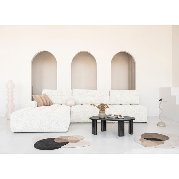 Colțar modular crem extensibil/cu spațiu de depozitare (cu colț pe partea stângă) Lulu – Miuform-image-1