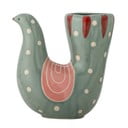 Vază verde din gresie pictată manual (înălțime 19 cm) Trudy – Bloomingville