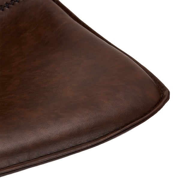 Set 2 scaune de bar Furnhouse Isabel, maro închis-image-1