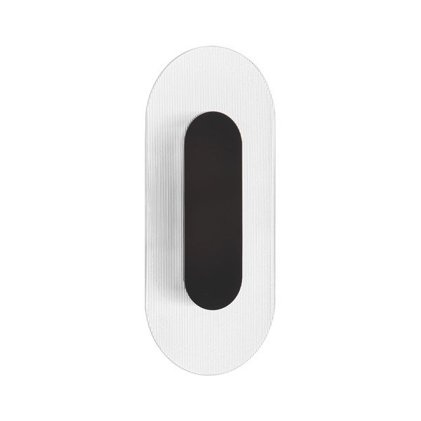 Aplică de perete negru-mat LED din metal Vetrio – Nova Luce