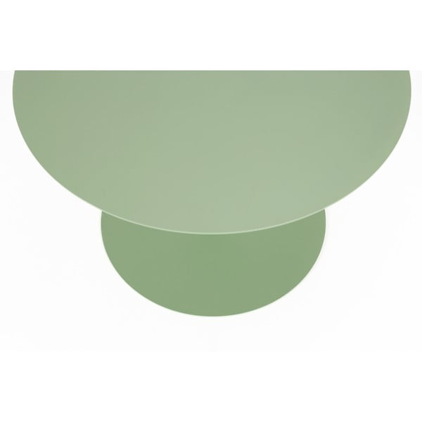 Măsuță de cafea verde salvie rotundă din oțel ø 60 cm Snow – Zuiver-image-2