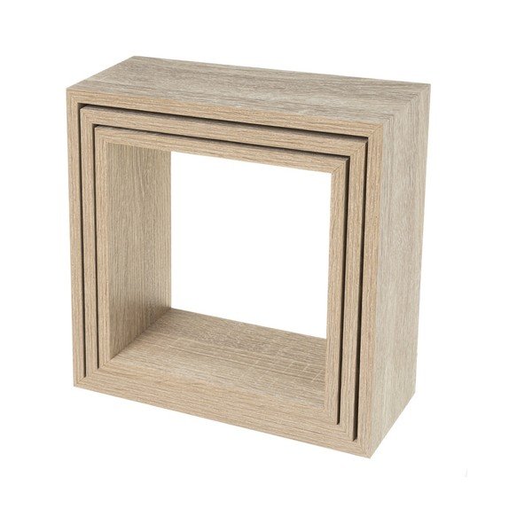 Rafturi   3 buc. cu aspect de lemn de stejar – Casa Selección-image-1