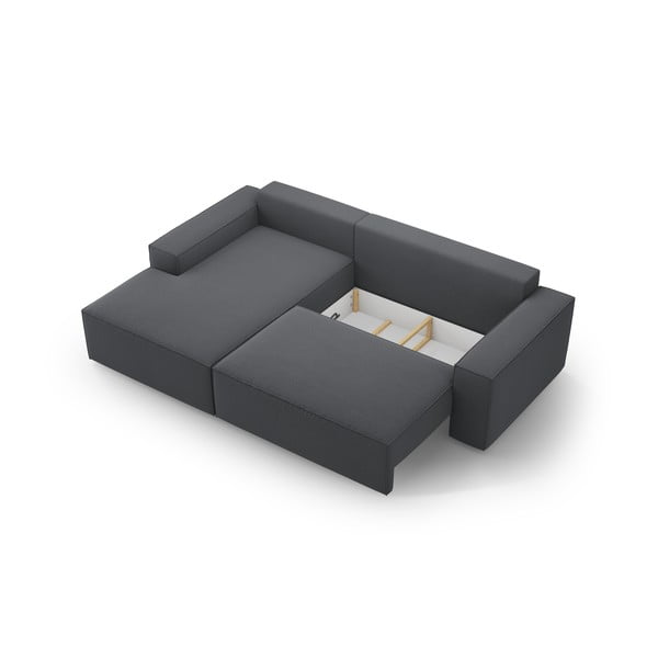 Colțar gri închis extensibil (cu colț pe partea stângă ) Jodie – Micadoni Home-image-4