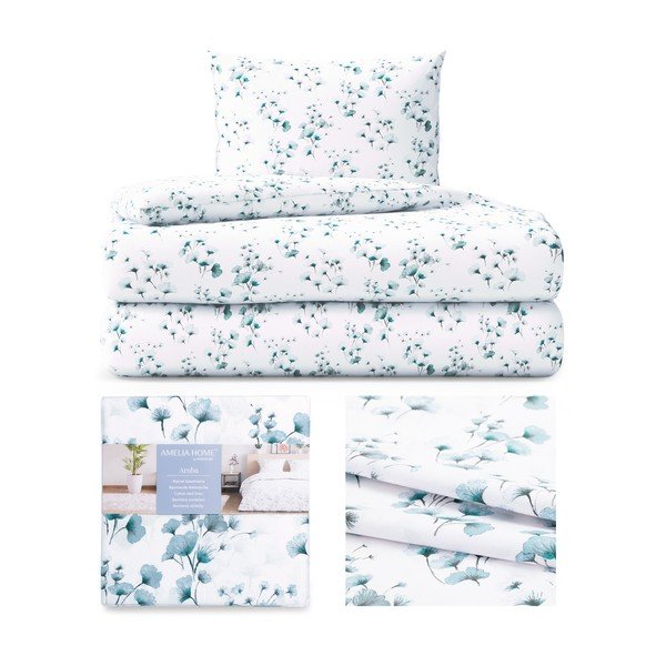 Lenjerie de pat single din bumbac AmeliaHome Averi Aruba, 135 x 200 cm-image-2