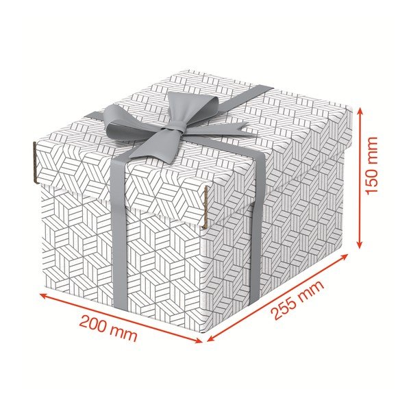 Set 3 cutii depozitare Esselte Home, 20 x 25,5 cm, alb-image-2