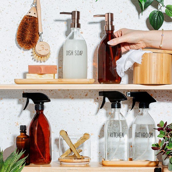 Pulverizator din sticlă 500 ml Amber – Sass & Belle-image-1