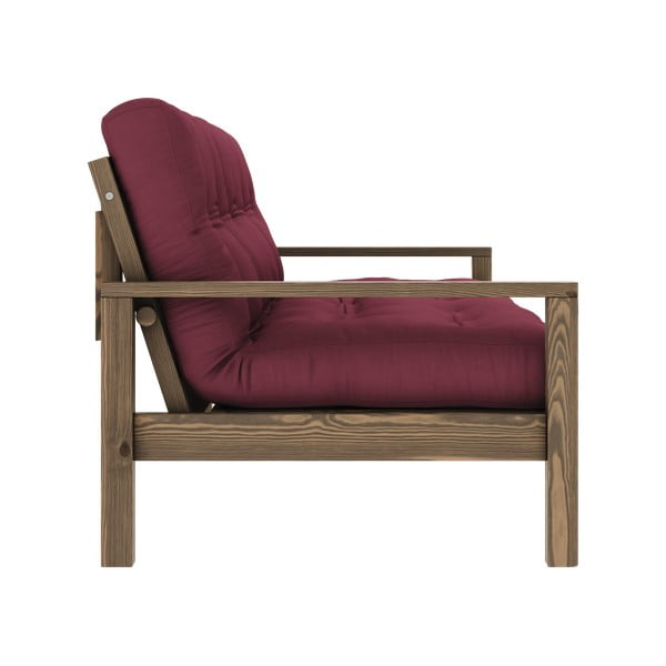 Canapea burgundy extensibilă 205 cm Knob – Karup Design-image-4