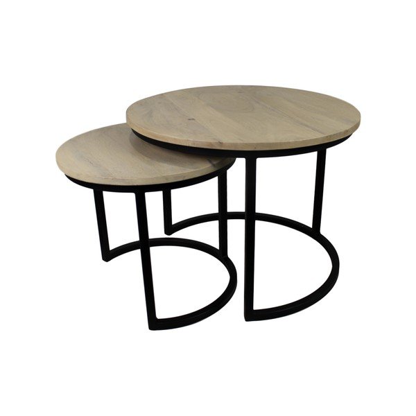Set 2 mese de cafea HSM collection Ronin, 70 x 46 cm-image-3