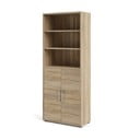 Bibliotecă modulară  cu aspect de lemn de stejar 89x222 cm Prima – Tvilum