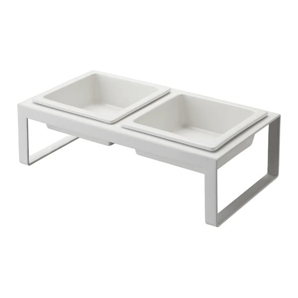 Set de bol și litieră pentru animale de companie Tower – YAMAZAKI-image-3