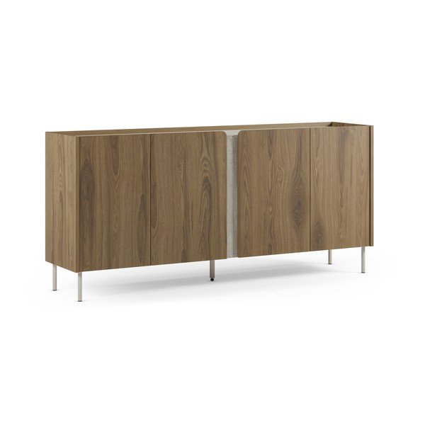 Comodă în culoare naturală cu aspect de lemn de stejar 180x83x40,5 cm Lucile – Marckeric-image-3