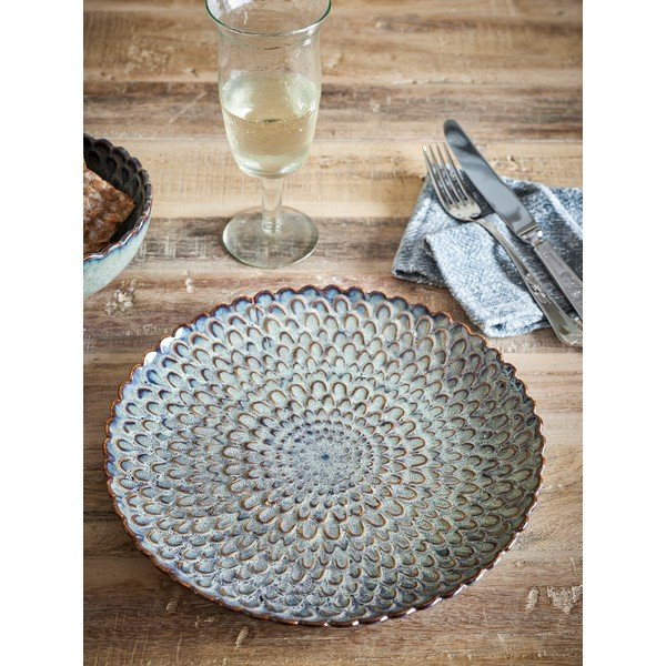 Farfurii gri 4 buc. din gresie ø 26,5 cm Katrina – Bloomingville-image-1