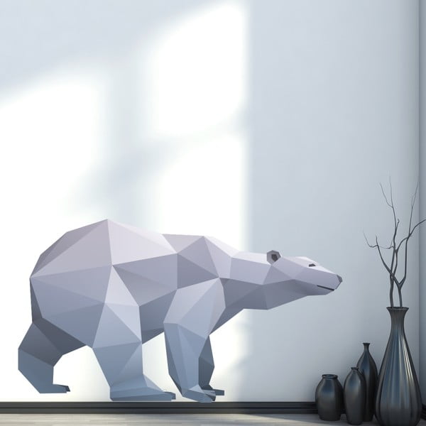 Autocolant Ambiance Origami Polar Bear