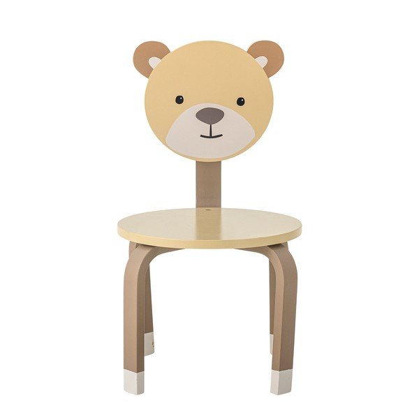 Scaun de copii galben deschis/bej Marle – Bloomingville Mini-image-2