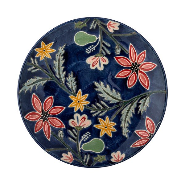 Farfurii albastru-închis 4 buc. pentru desert  din gresie ø 20,5 cm Meredith – Bloomingville