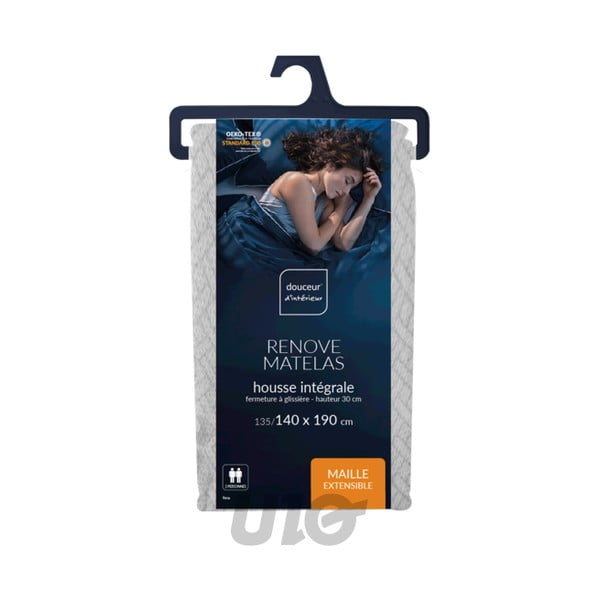 Protecție pentru saltea 140x190 cm Rena – douceur d'intérieur-image-1