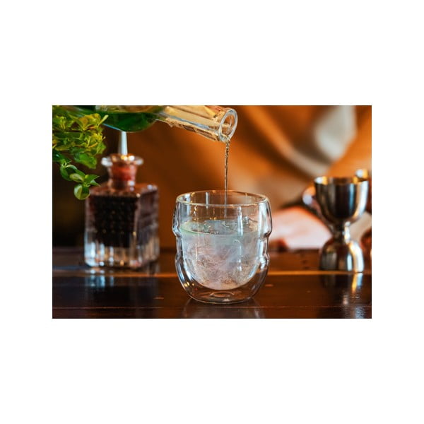 Set de 2 pahare cu pereți dubli Vialli Design Sferico, 250 ml-image-4