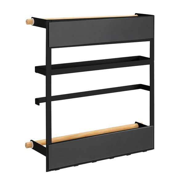 Organizator de prete pentru bucătărie Wenko Magna, negru-image-1