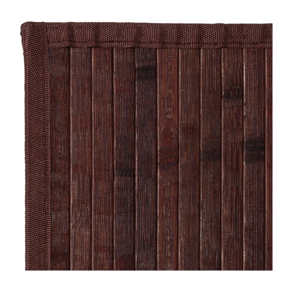 Covor maro închis din bambus 140x200 cm – Casa Selección-image-1