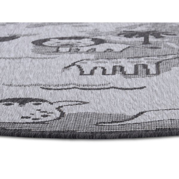 Covor gri rotund ø 120 cm Animal World – Hanse Home-image-4