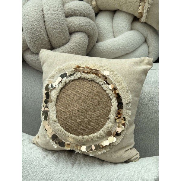 Față de pernă 43x43 cm Sequins – Mioli Decor-image-1