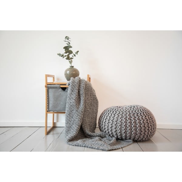 Dulap de baie gri/în culoare naturală jos din bambus 40x56 cm Bahari – Wenko-image-3