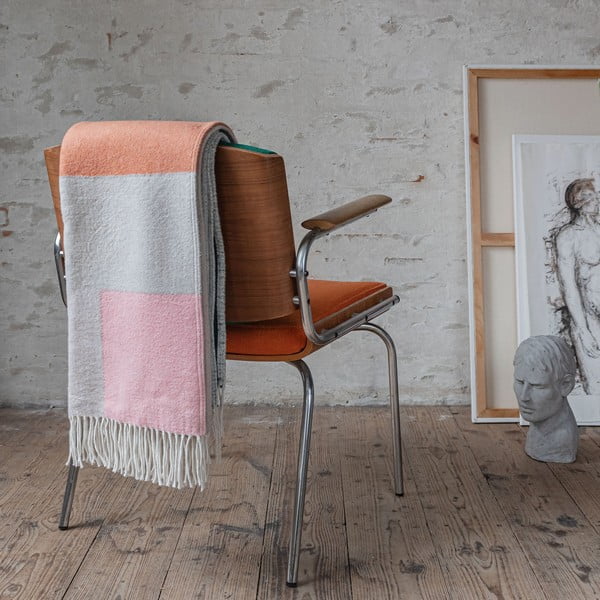 Pătură verde/cărămizie 125x190 cm Brick – Mette Ditmer Denmark-image-1