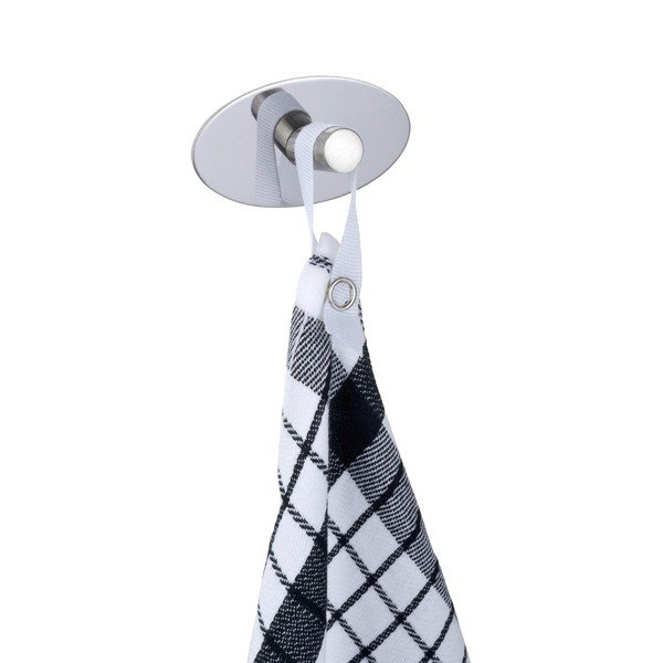 Set 2 cârlige autoadezive Wenko Piceno, oțel inoxidabil-image-2