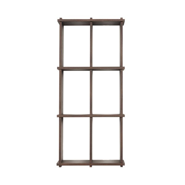 Raft în culoare naturală închisă etajat din lemn de frasin 42,5 cm Grid – OYOY Living Design