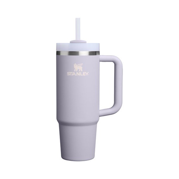 Termos mov lavandă cu pai din oțel inoxidabil 890 ml Quencher H2.O FlowState™ Tumbler Purple Dust – Stanley