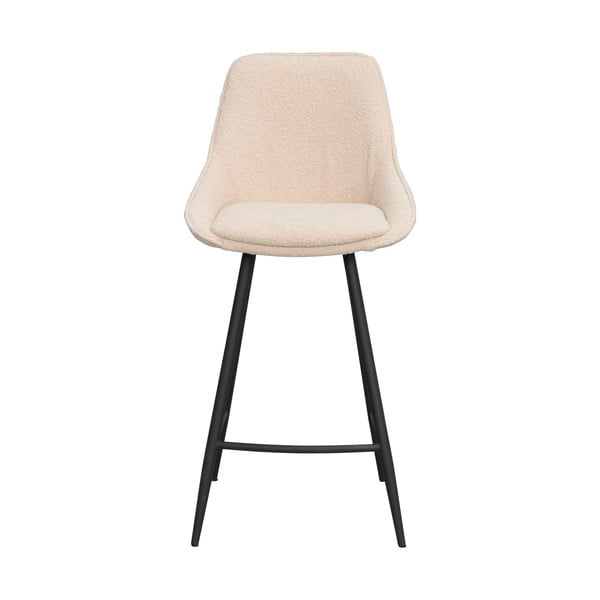 Scaune de bar bej 2 buc. (înălțime șezut 67 cm) Sierra – Rowico-image-2