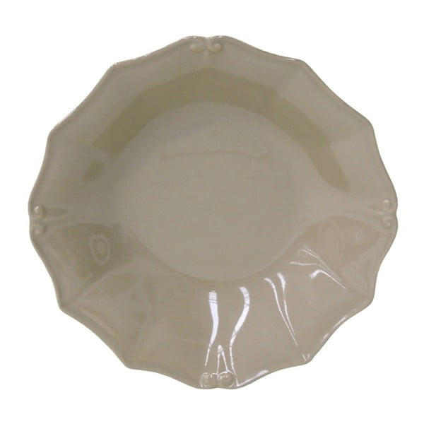Farfurie din ceramică pentru supă Costa Nova Barroco, Ø 24 cm, gri - maro