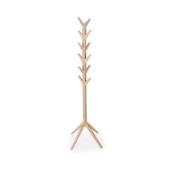 Cuier în culoare naturală deschisă din lemn de stejar 60x169 cm Daiki – Yes Everyday-image-1