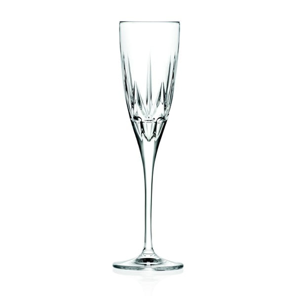 Set 6 pahare pentru şampanie RCR Cristalleria Italiana Caterina