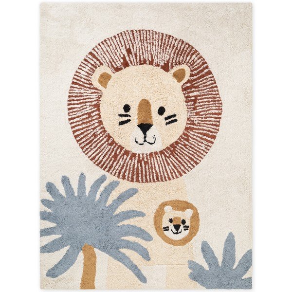 Covor pentru copii crem lavabil/țesut manual din bumbac 140x200 cm Snuggle Leander – Hanse Home