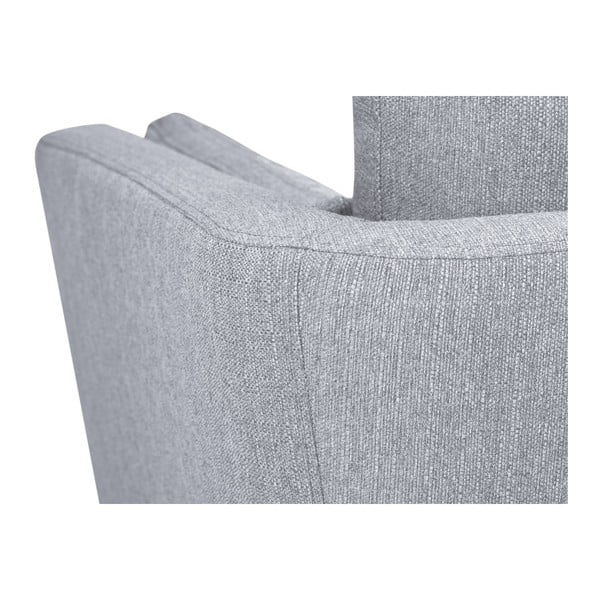 Fotoliu Mazzini Sofas Elena, gri deschis-image-3