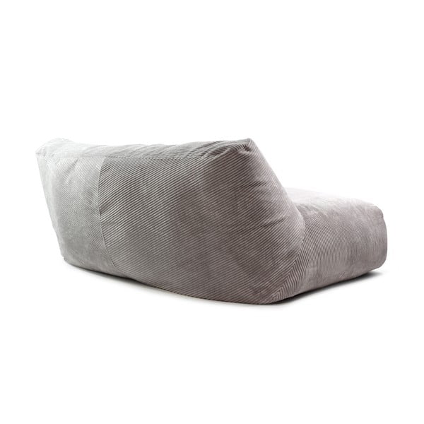 Fotoliu bean bag maro cu tapițerie din catifea reiată Sofa Tube 190 – SLOWDOWN-image-3
