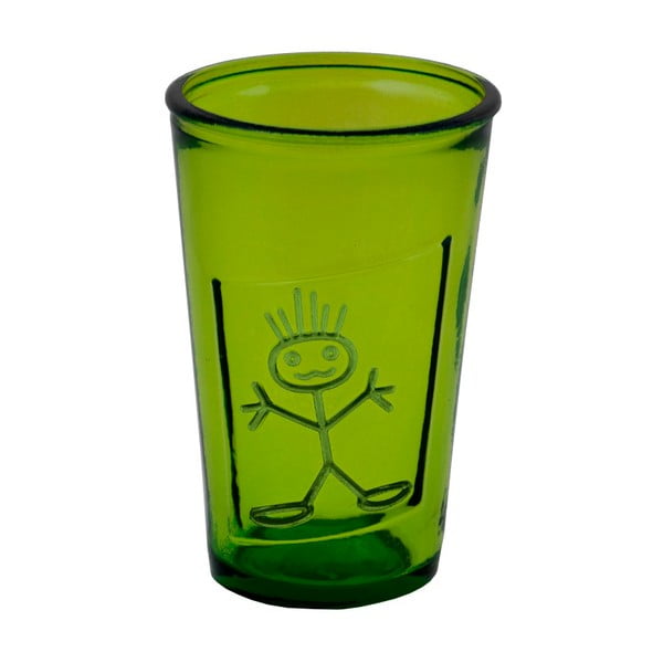 Pahar din sticlă reciclată Ego Dekor Zeus, 300 ml, verde